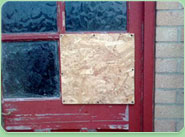 boarded up Whitehaven